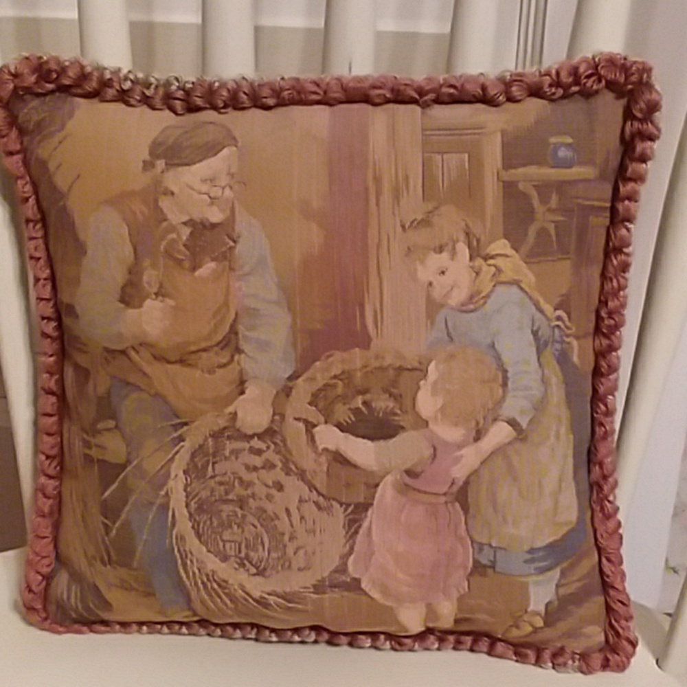 9 in H x 9 in W accent pillow